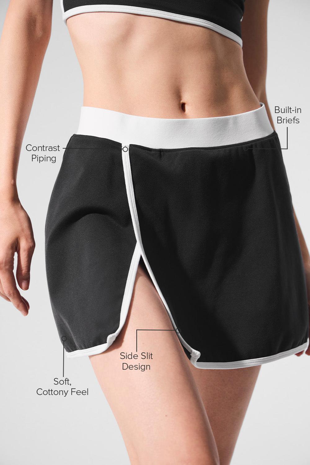 Falda Alo Yoga Airbrush Streamlined Mujer Negras Blancas | Colombia  WUPX-94780