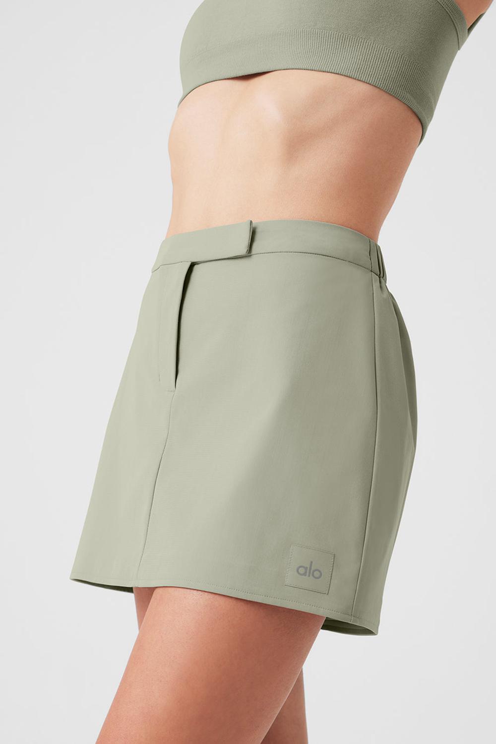 Falda Alo Yoga High Speed Mini Mujer Limestone | Colombia  TEGB-18569