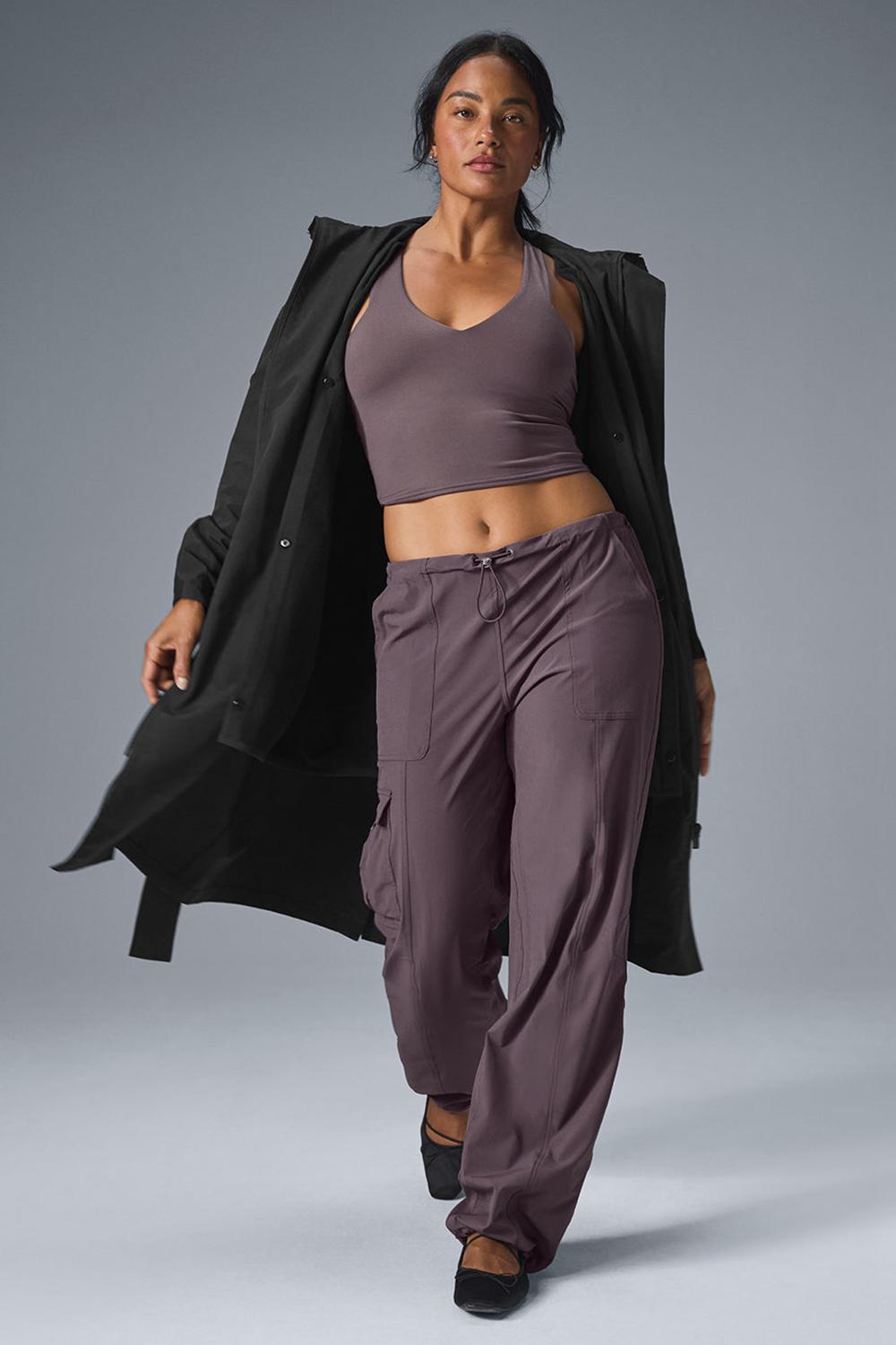 Gabardina Alo Yoga Crinkle On The Move Mujer Negras | Colombia  KNZH-95170