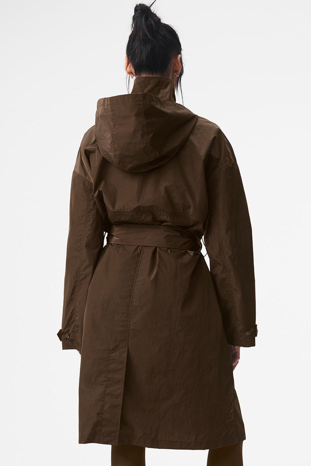 Gabardina Alo Yoga Crinkle On The Move Mujer Espresso | Colombia  IBGZ-19762