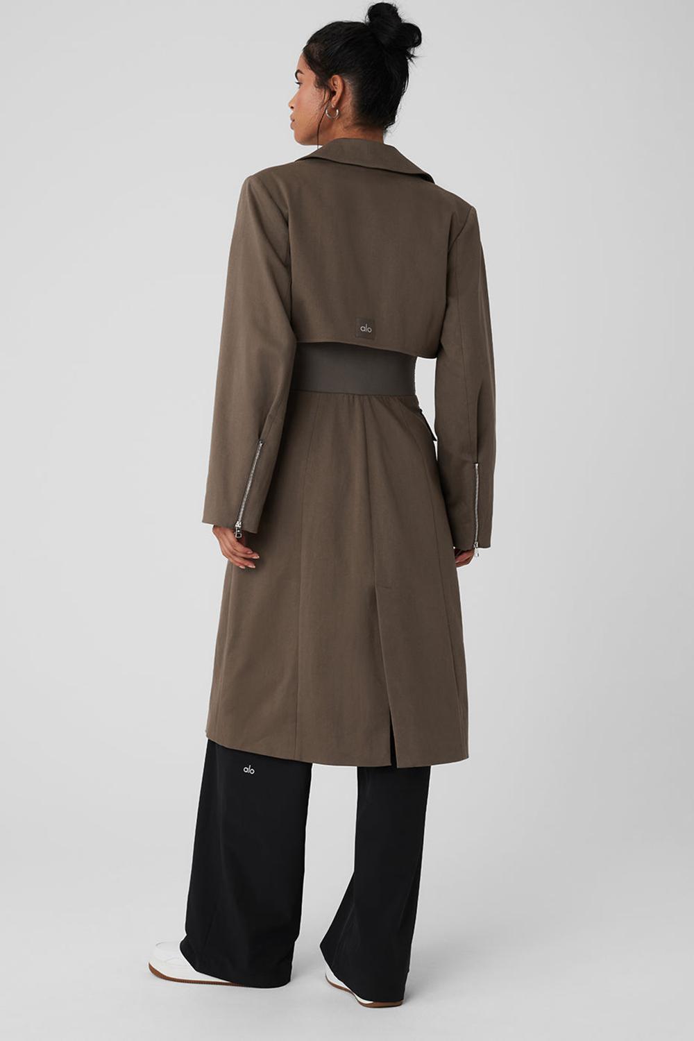 Gabardina Alo Yoga Formation Mujer Verde Oliva | Colombia  WEJD-20641