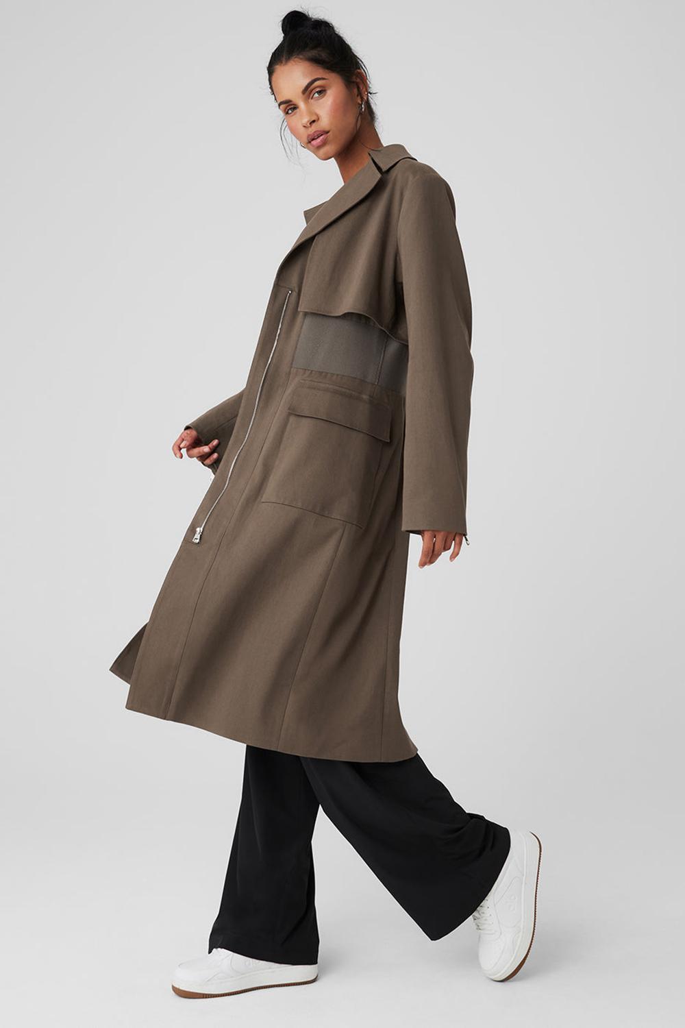 Gabardina Alo Yoga Formation Mujer Verde Oliva | Colombia  WEJD-20641