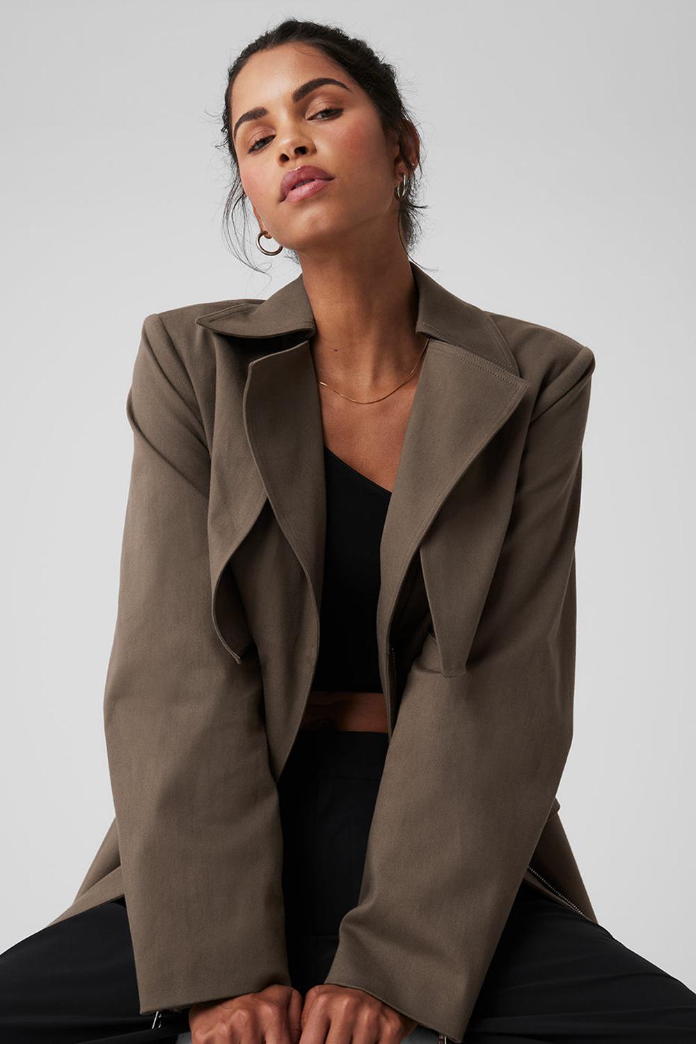Gabardina Alo Yoga Formation Mujer Verde Oliva | Colombia  WEJD-20641
