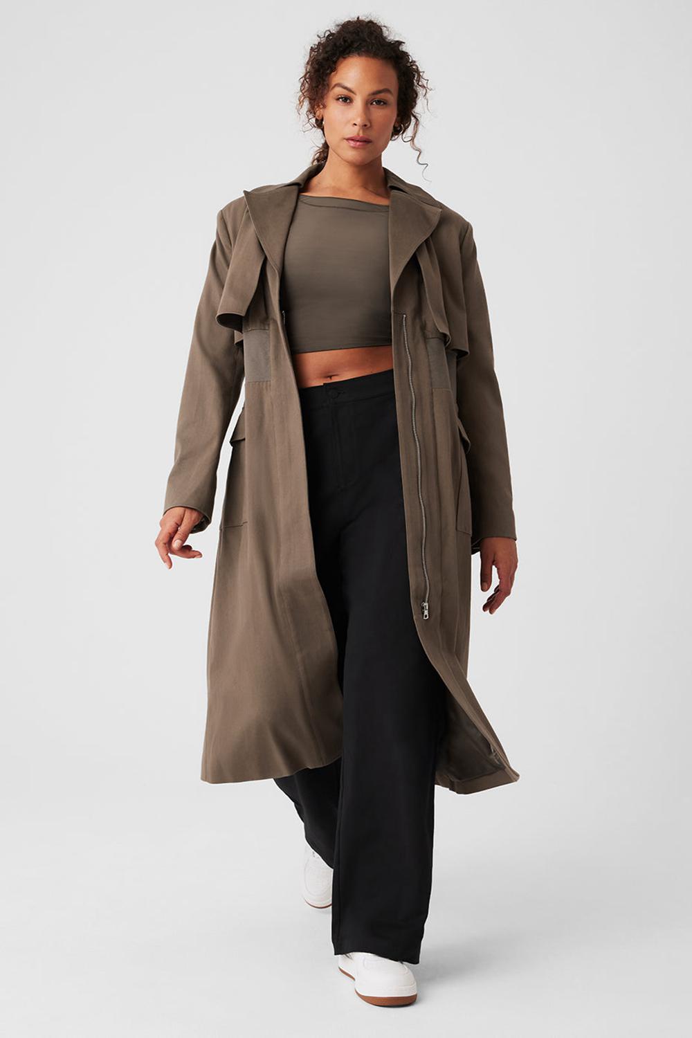 Gabardina Alo Yoga Formation Mujer Verde Oliva | Colombia  WEJD-20641