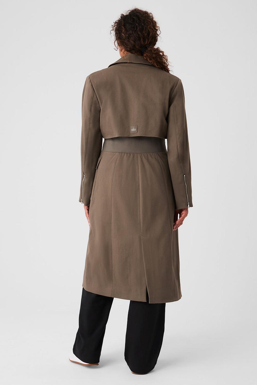 Gabardina Alo Yoga Formation Mujer Verde Oliva | Colombia  WEJD-20641