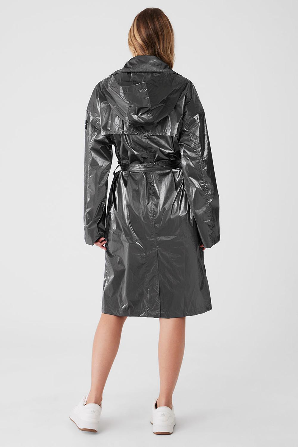 Gabardina Alo Yoga Metallic Break Line Mujer Plateadas | Colombia  UWQF-01576