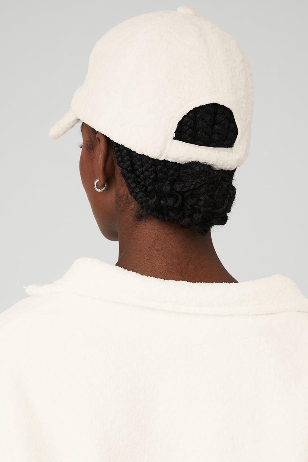 Gorras Alo Yoga Micro Sherpa Off-Duty Mujer Ivory | Colombia  RWGP-70419