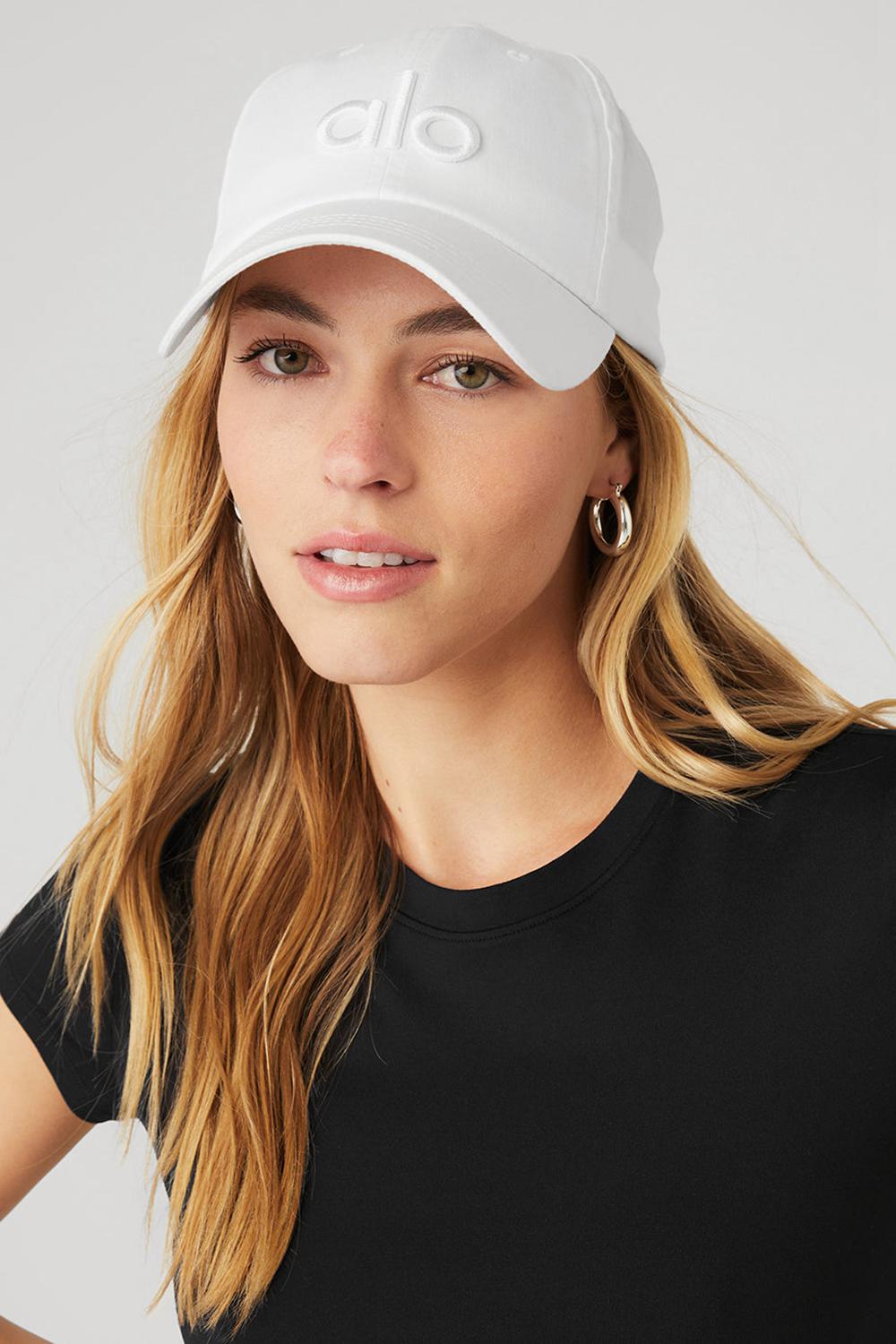 Gorras Alo Yoga Off-Duty Mujer Blancas Blancas | Colombia  VKMX-56781
