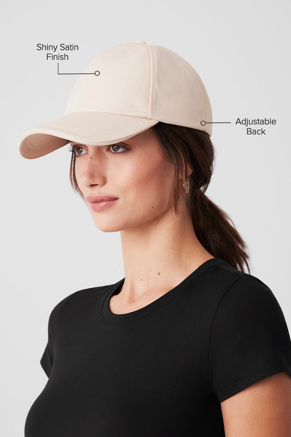 Gorras Alo Yoga Satin Off-Duty Hombre Creme | Colombia  EYOI-15708