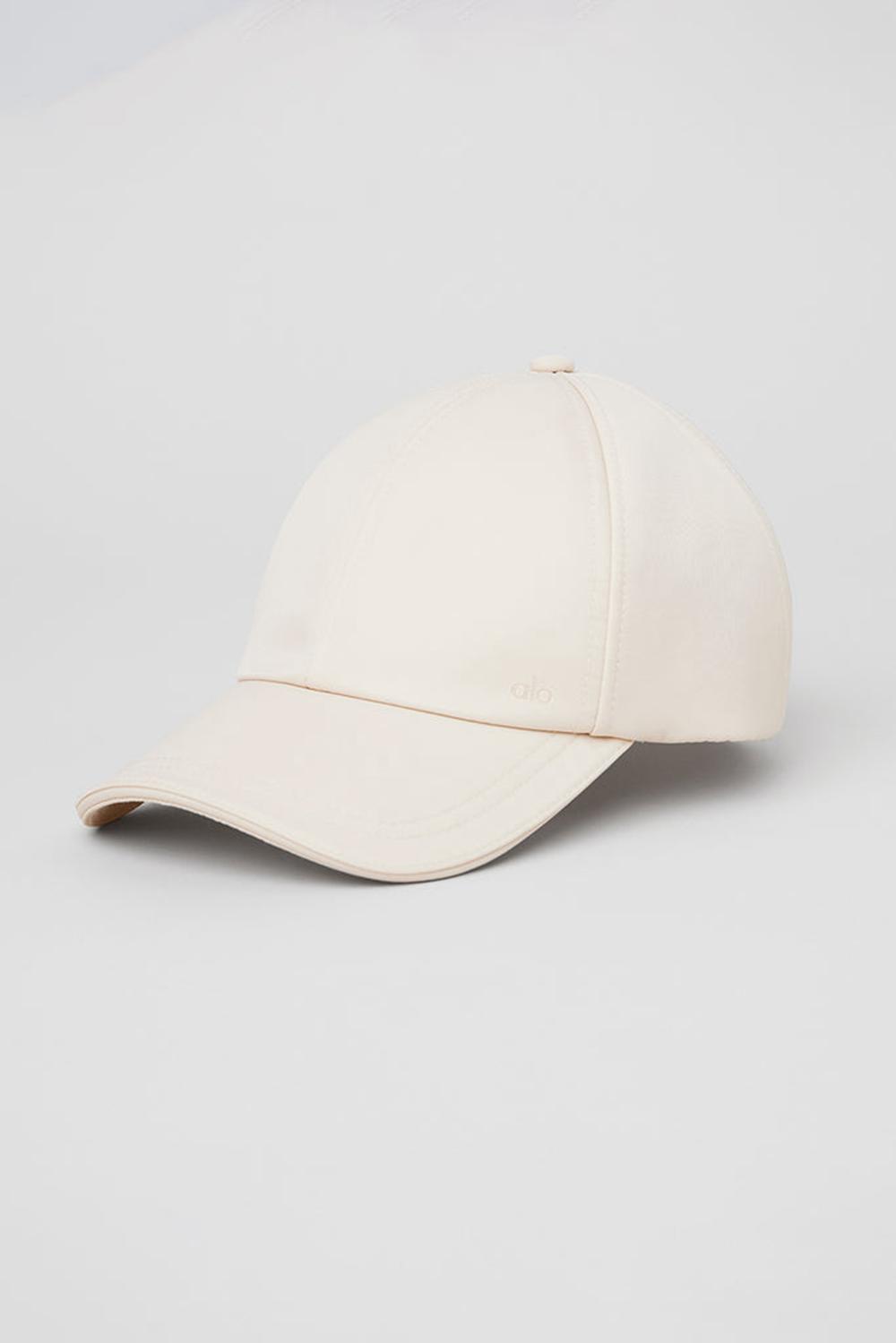 Gorras Alo Yoga Satin Off-Duty Hombre Creme | Colombia  EYOI-15708