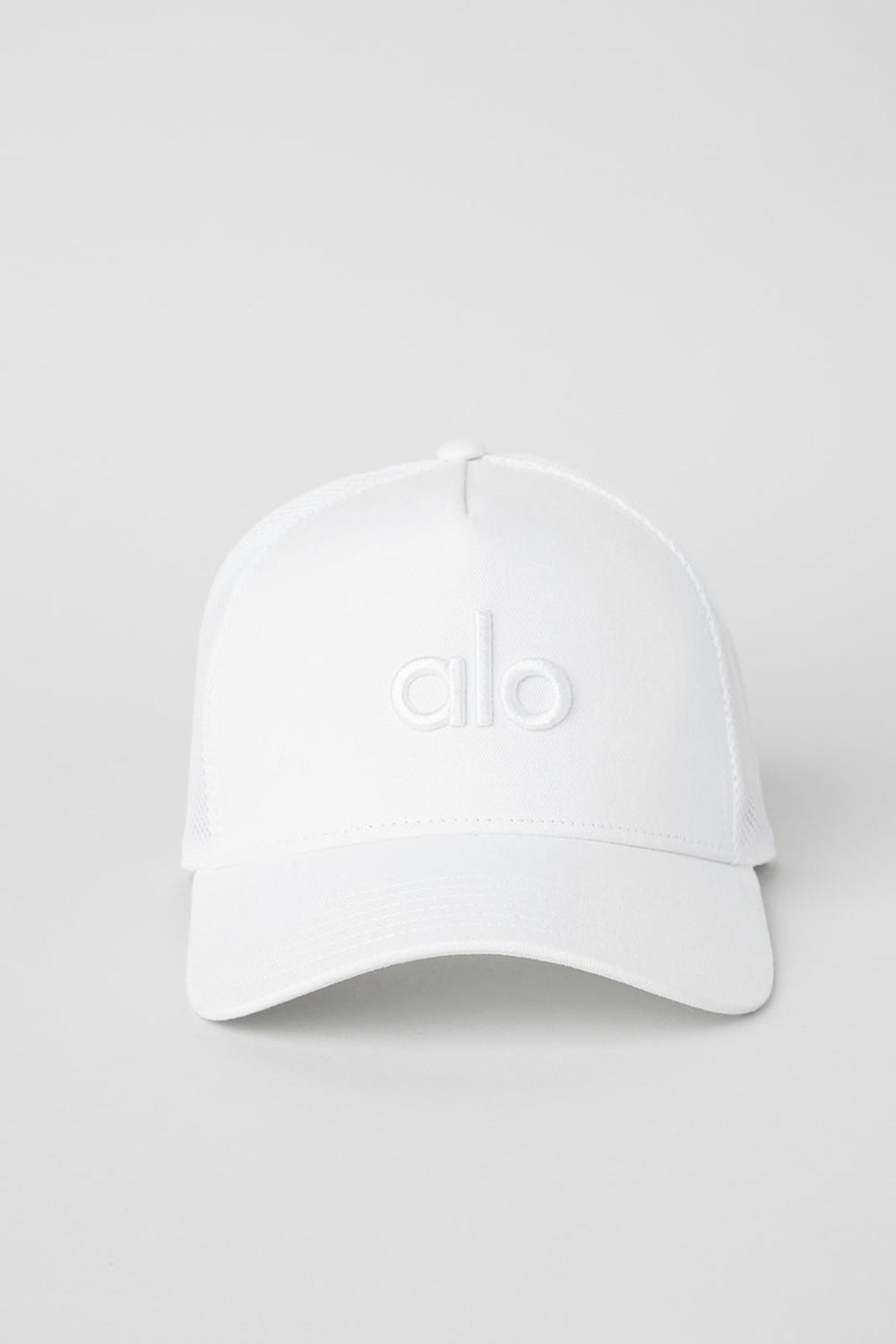 Gorras De Camionero Alo Yoga District Hombre Blancas Blancas | Colombia  RFWH-15207