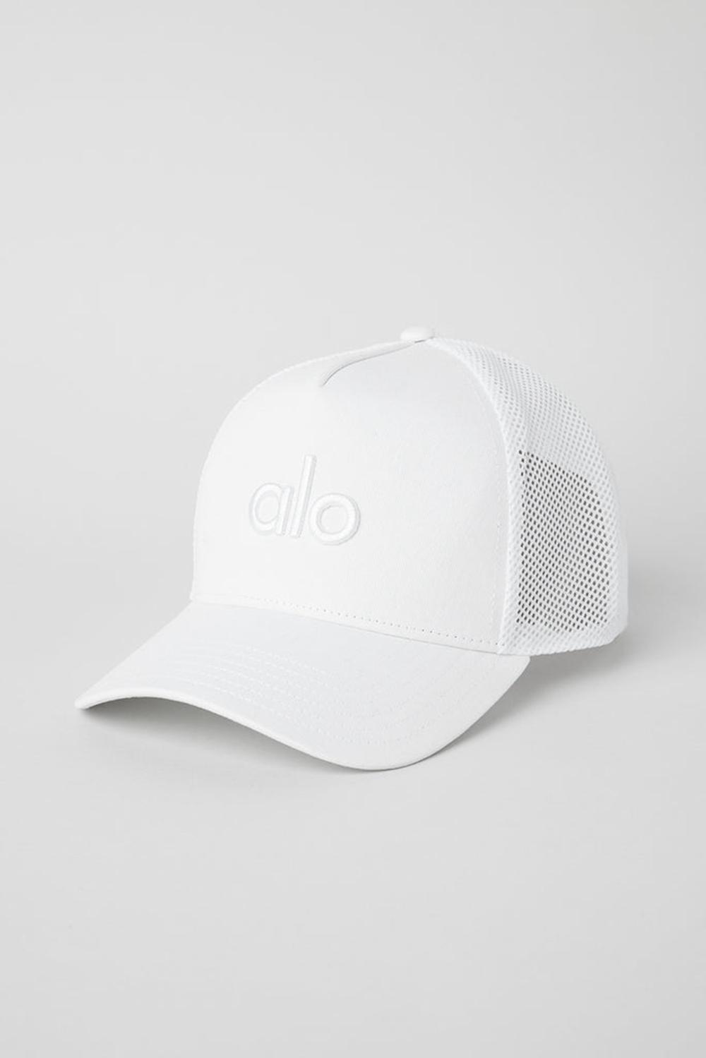 Gorras De Camionero Alo Yoga District Hombre Blancas Blancas | Colombia  RFWH-15207
