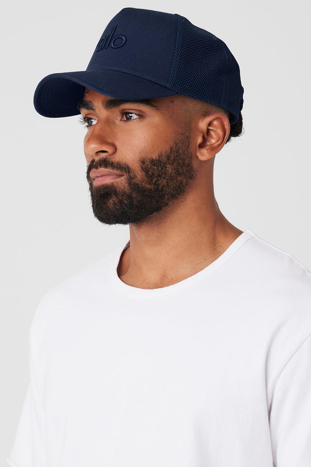 Gorras De Camionero Alo Yoga District Hombre Azul Marino | Colombia  EDWF-19346
