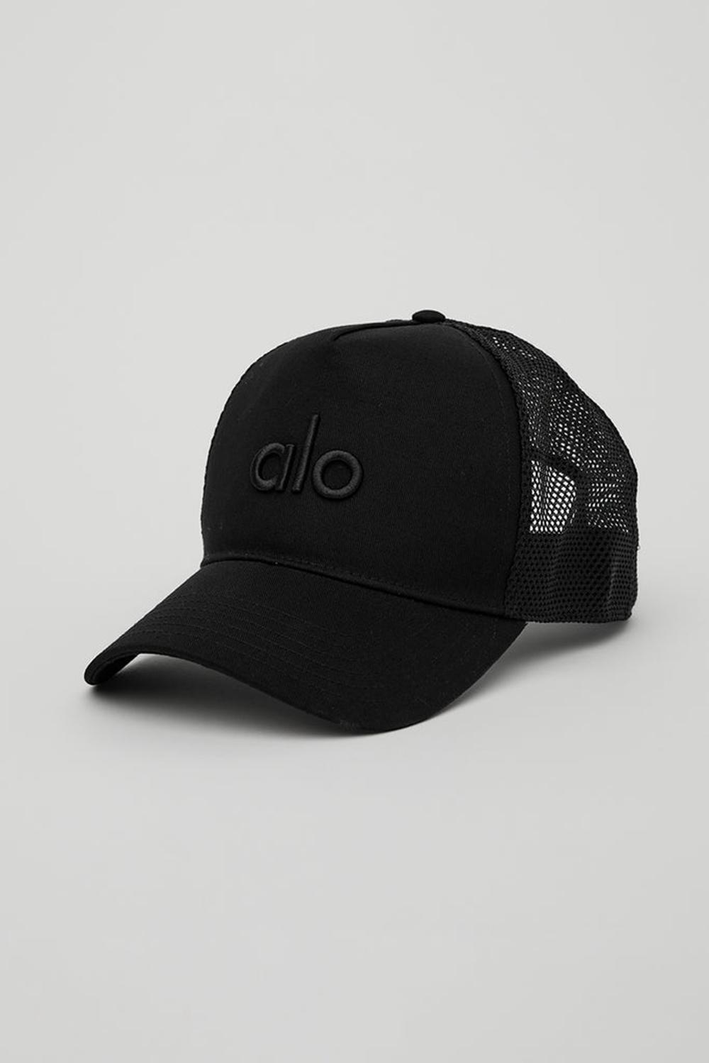 Gorras De Camionero Alo Yoga District Mujer Negras | Colombia  TKQU-41762