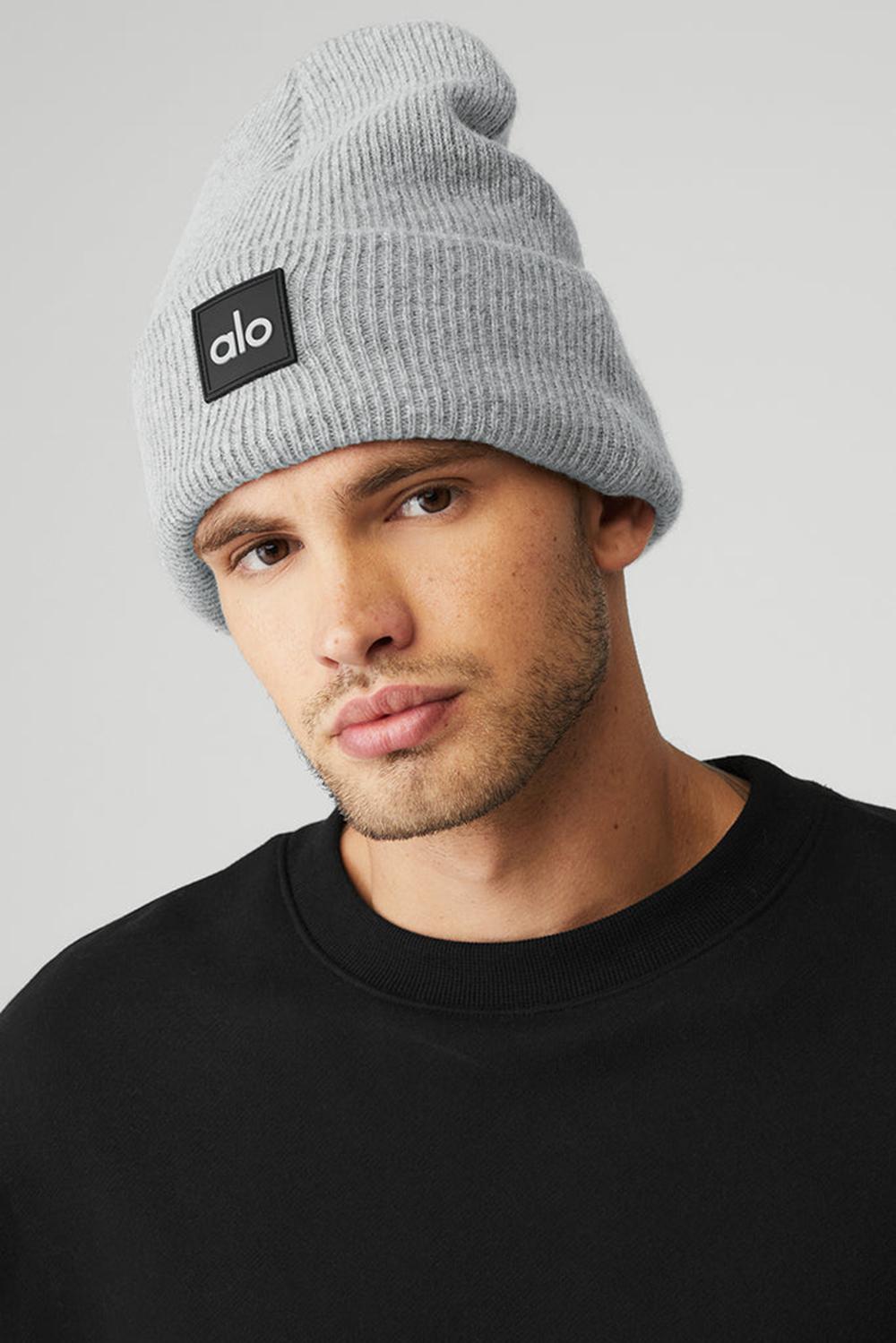 Gorro Alo Yoga Everyday Hombre Gris | Colombia  RSJD-32504