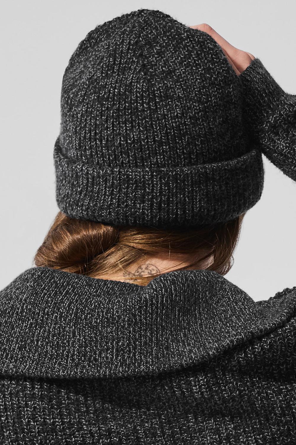 Gorro Alo Yoga Marl Mujer Negras | Colombia  JAON-50712
