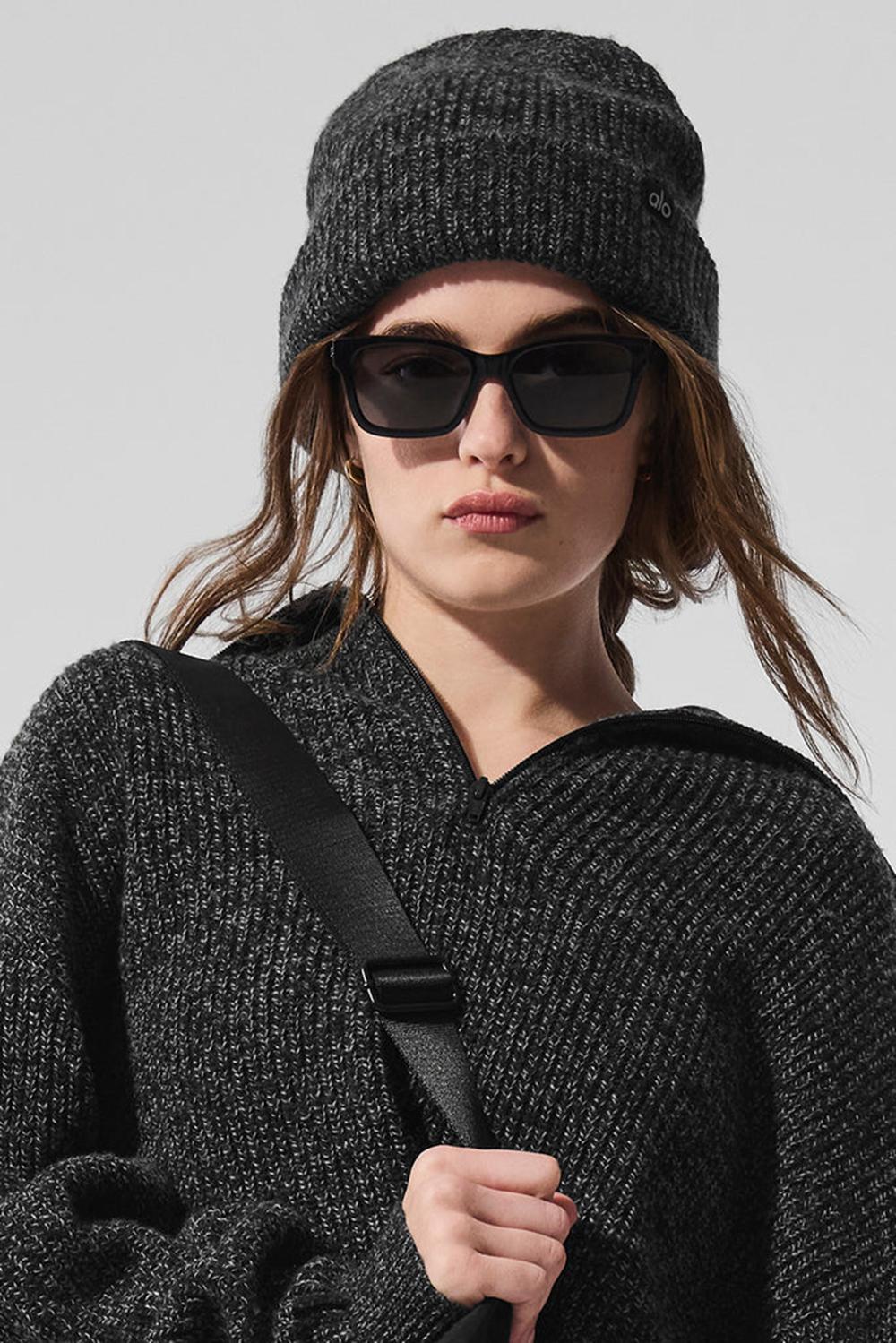 Gorro Alo Yoga Marl Mujer Negras | Colombia  JAON-50712
