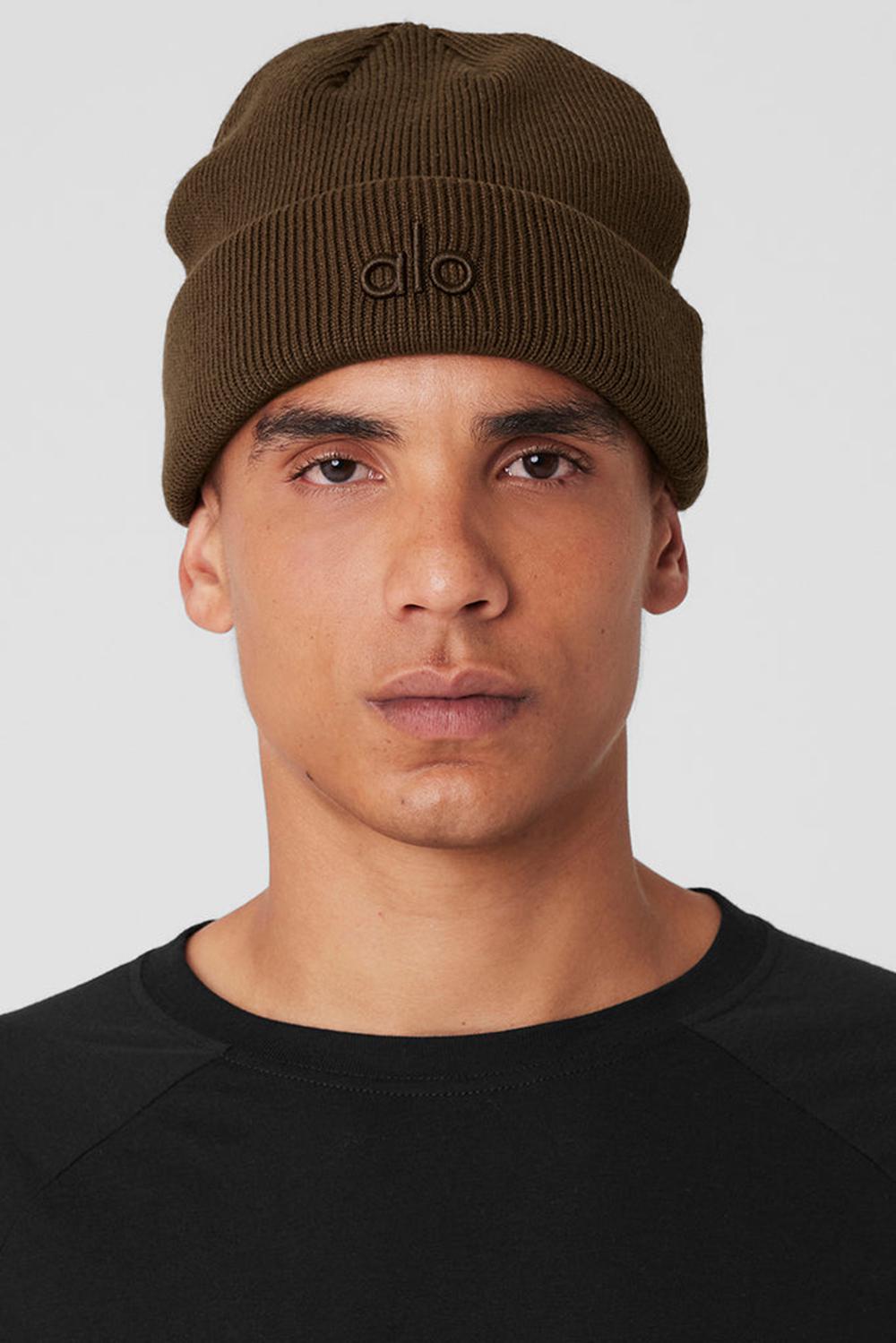 Gorro Alo Yoga Notable Hombre Espresso | Colombia  EHGS-14825