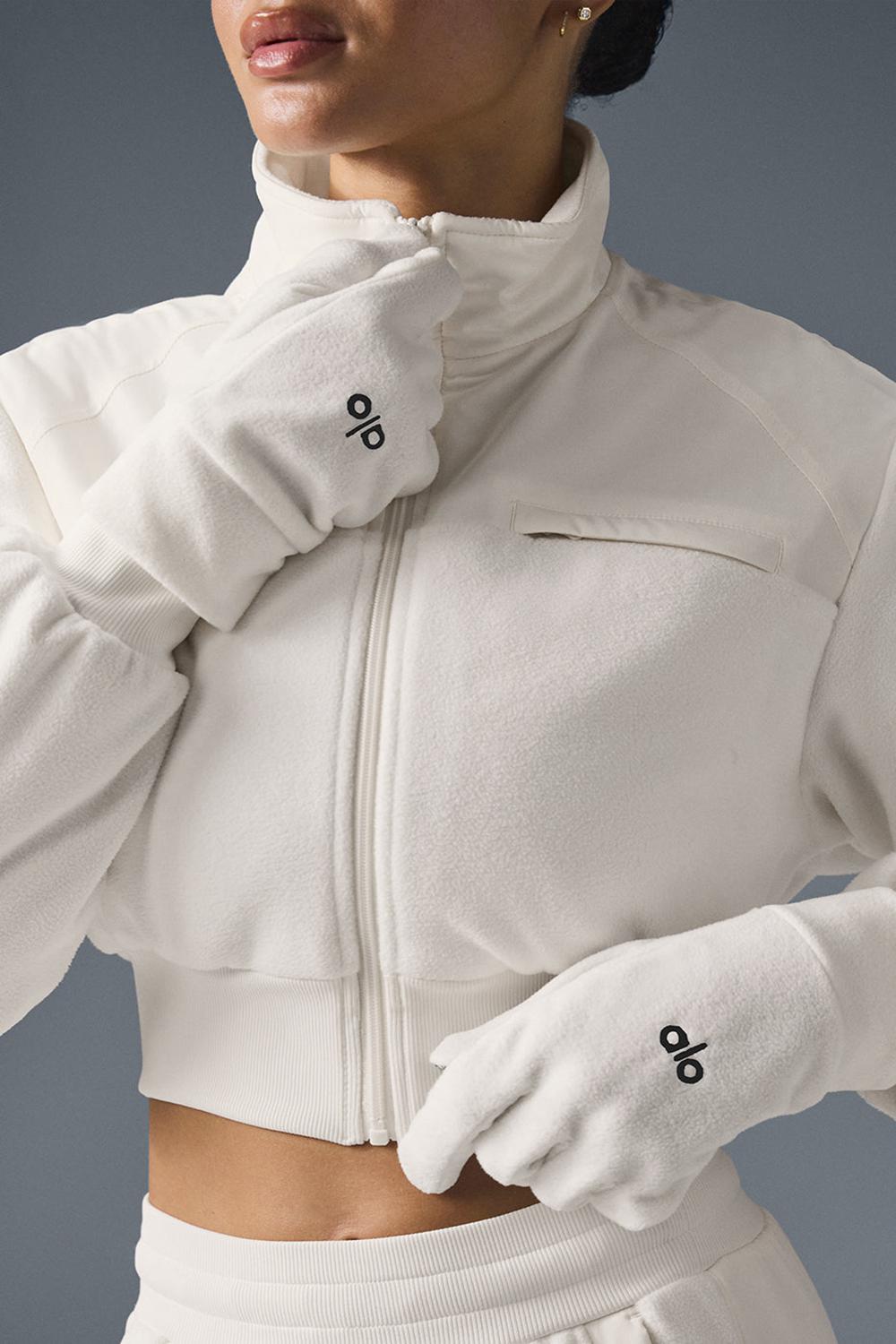 Guantes Alo Yoga Performance Fleece Hombre Ivory | Colombia  EMSP-65827