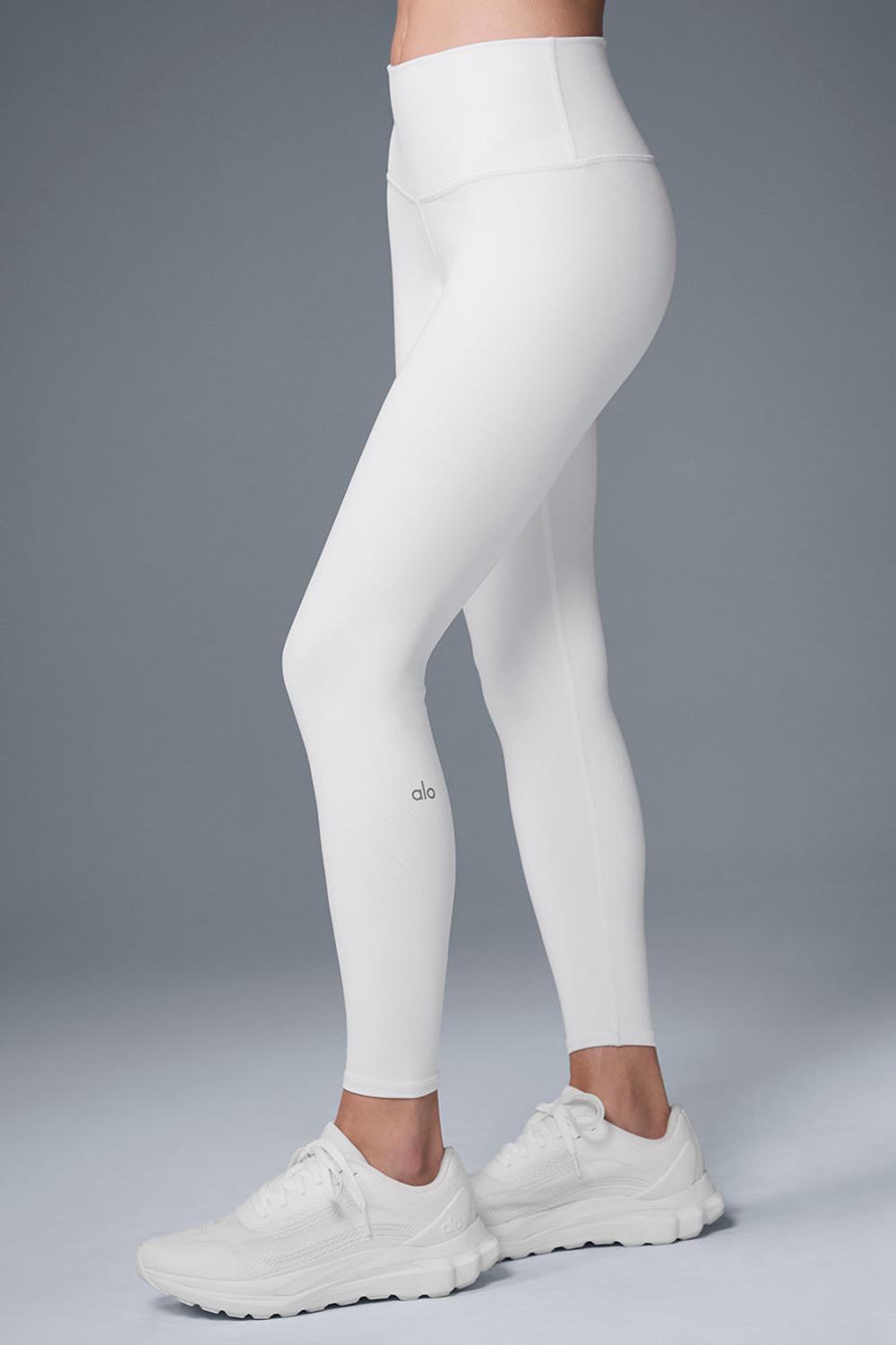 Leggins Alo Yoga 7/8 High-Waist Airbrush Mujer Blancas | Colombia  APYB-10235