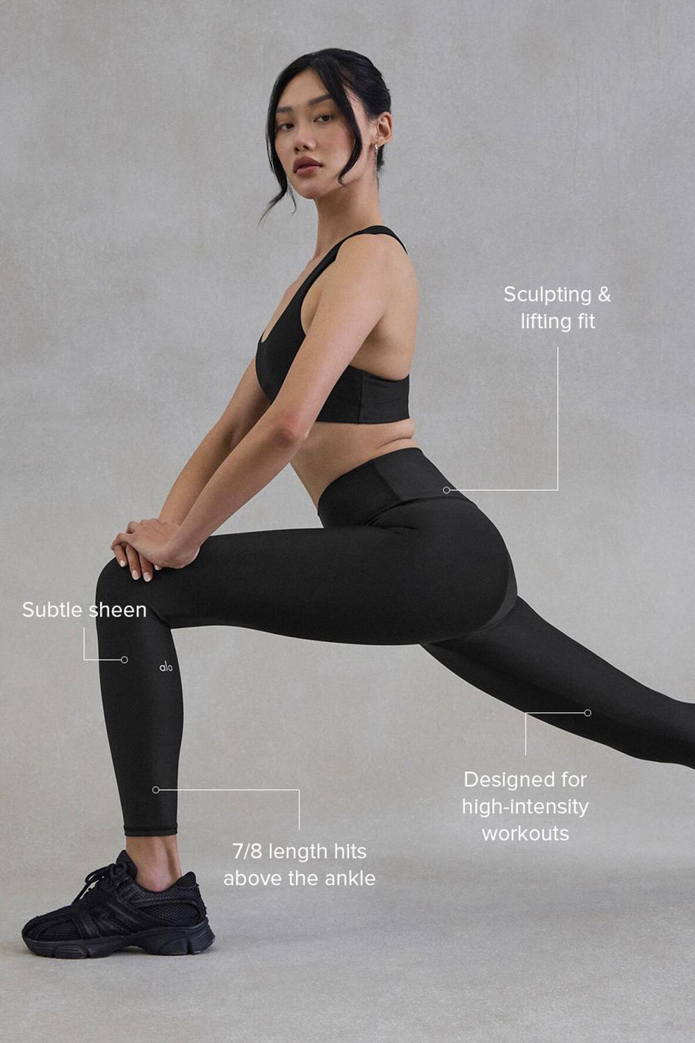 Leggins Alo Yoga 7/8 High-Waist Airlift Mujer Negras | Colombia  SJPA-64058