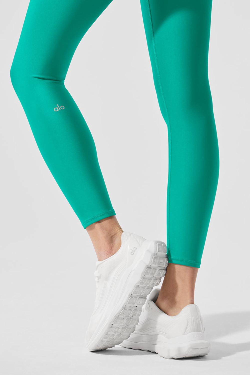 Leggins Alo Yoga 7/8 High-Waist Airlift Mujer Verde | Colombia  FOXU-84357