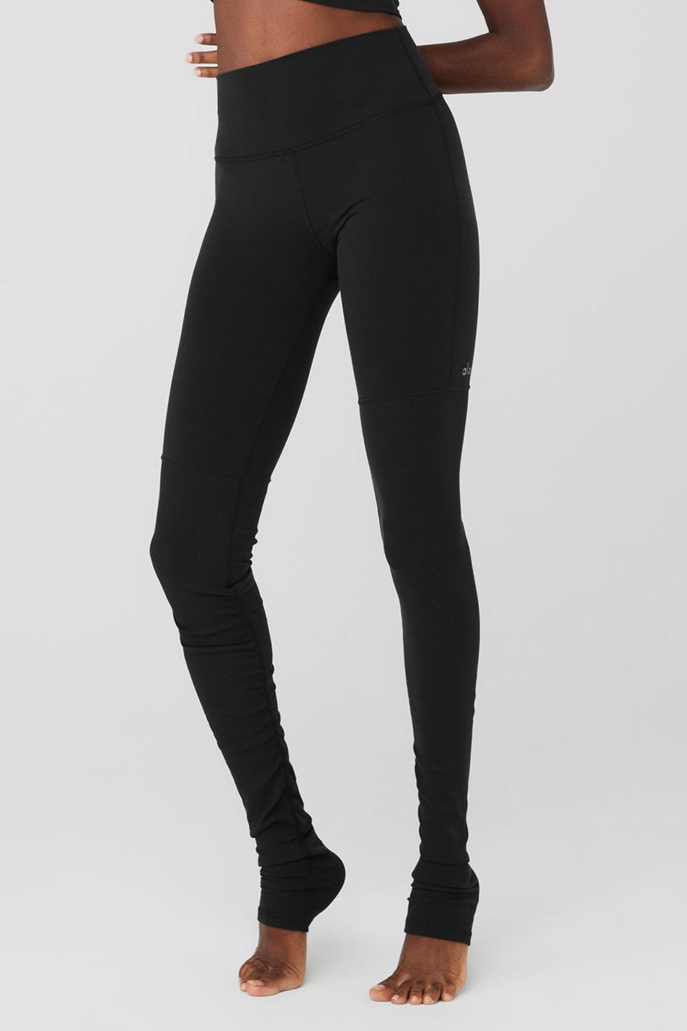 Leggins Alo Yoga Airbrush High-Waist Highlight Goddess Mujer Negras | Colombia  HTGD-57603