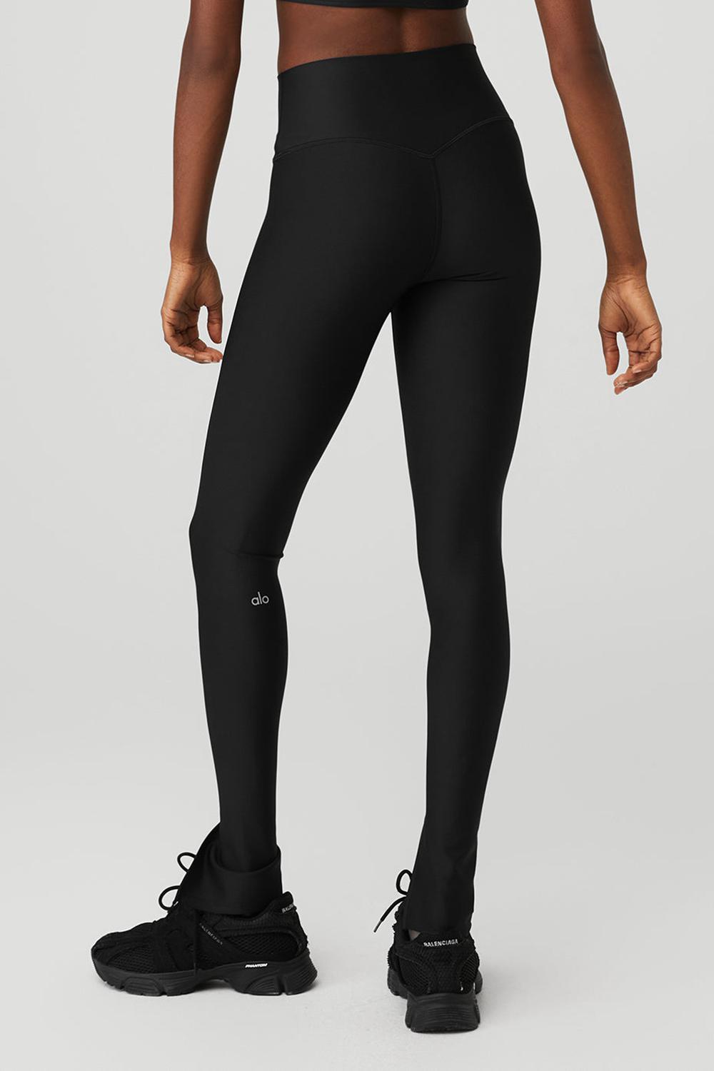 Leggins Alo Yoga Airlift High-Waist Elongated Mujer Negras | Colombia  TDEL-61830