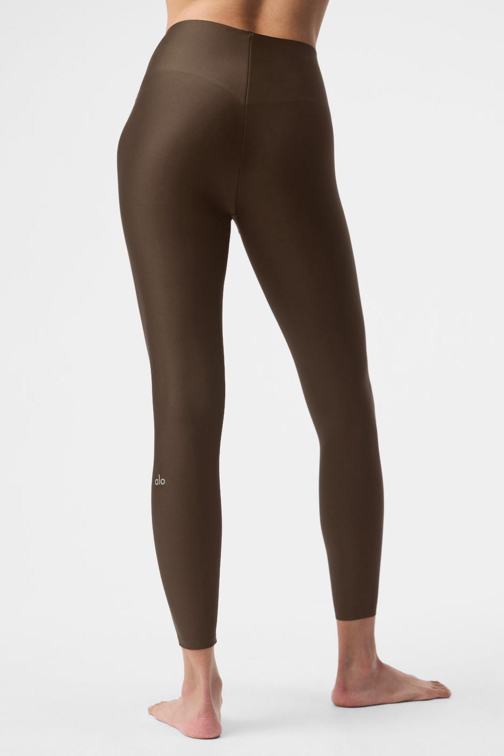 Leggins Alo Yoga Airlift Strength Extreme High-Waist 7/8 Mujer Espresso | Colombia  PIFR-57180