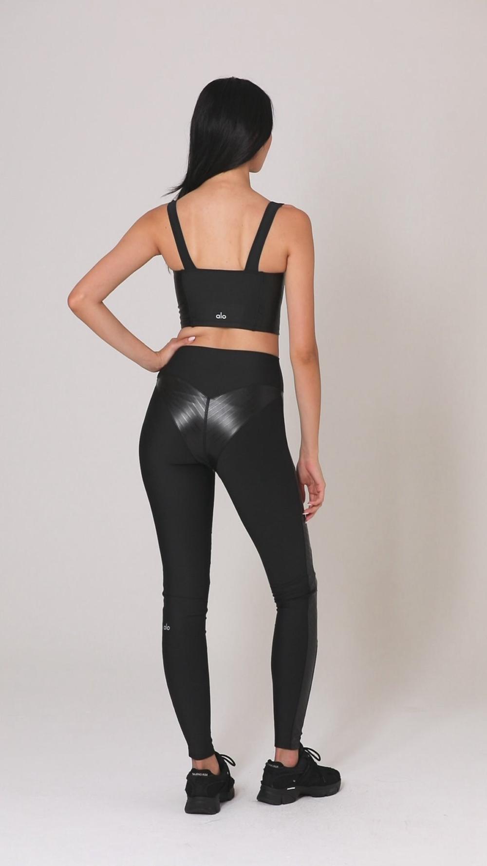 Leggins Alo Yoga Airlift Winter Warm High-Waist Supermoto Mujer Fog | Colombia  CKUP-95437