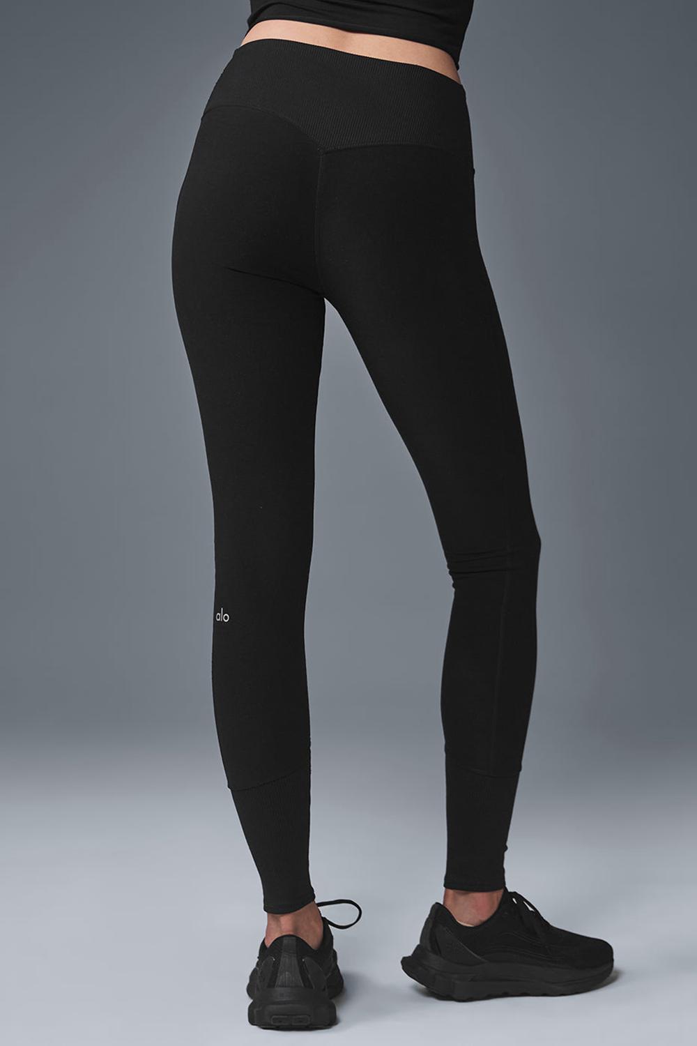 Leggins Alo Yoga High-Waist Alosoft Lounge Mujer Negras | Colombia  VOQI-68231