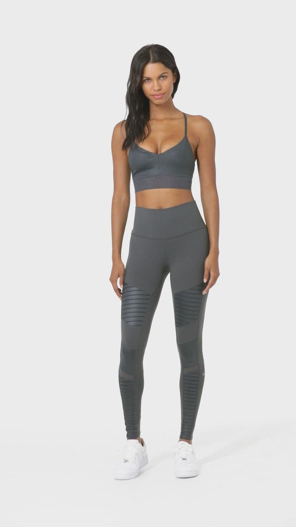 Leggins Alo Yoga High-Waist Motos Mujer Negras Negras | Colombia  TULN-01876