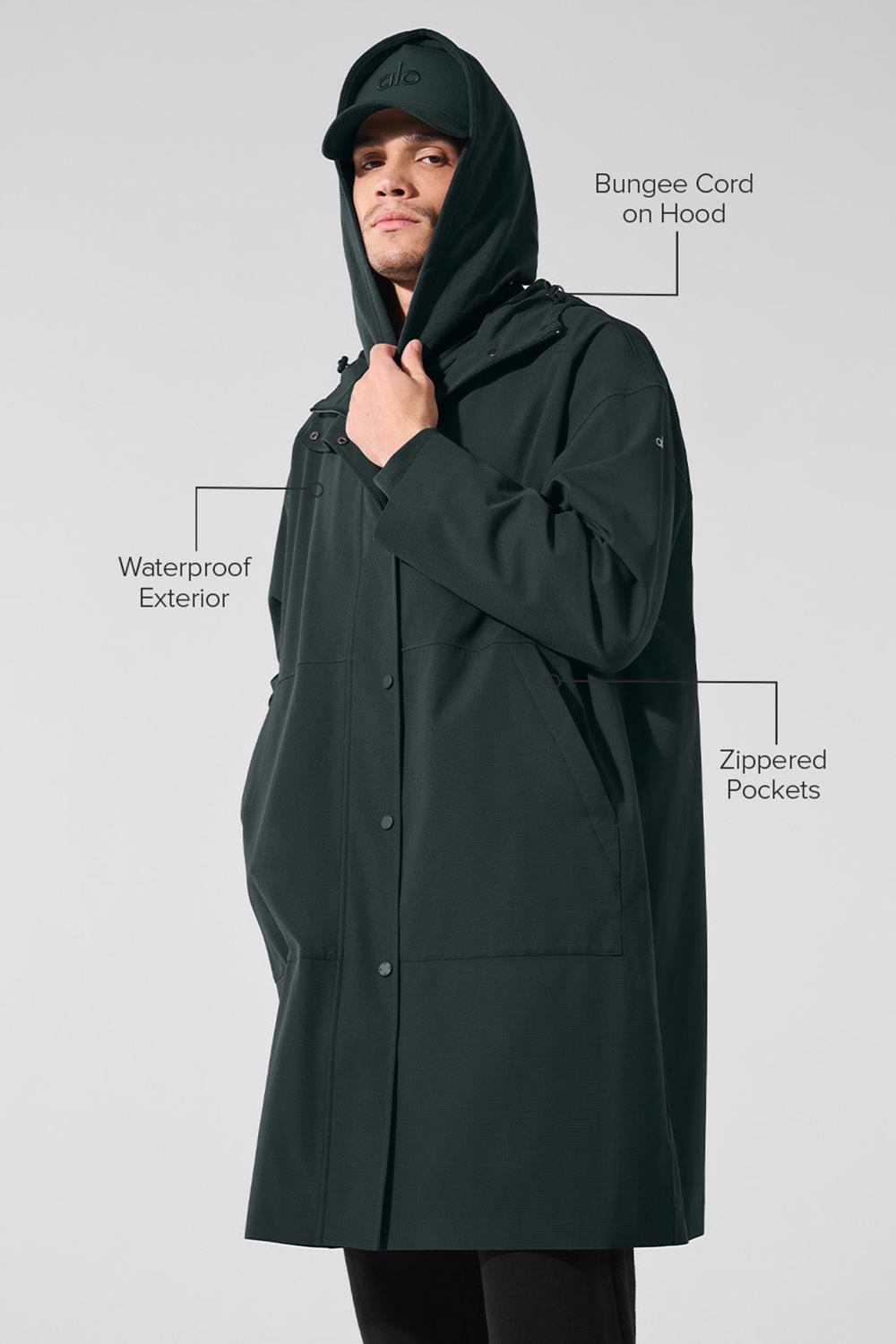 Long Coat Alo Yoga Rain Or Shine Hombre Verde | Colombia  PJDS-21974