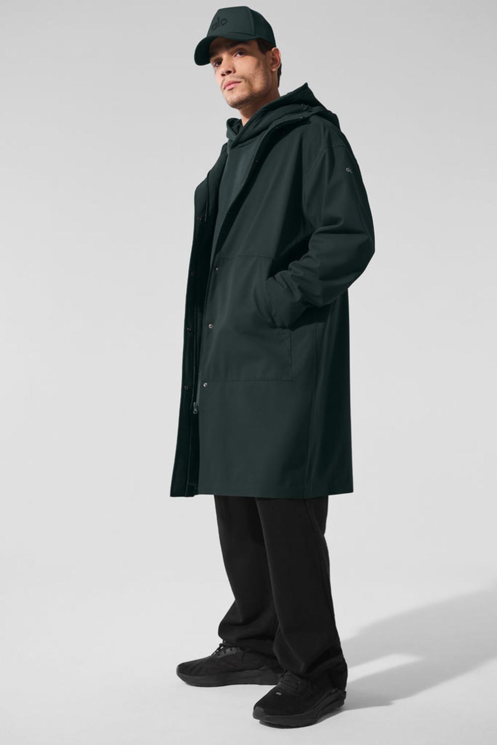 Long Coat Alo Yoga Rain Or Shine Hombre Verde | Colombia  PJDS-21974
