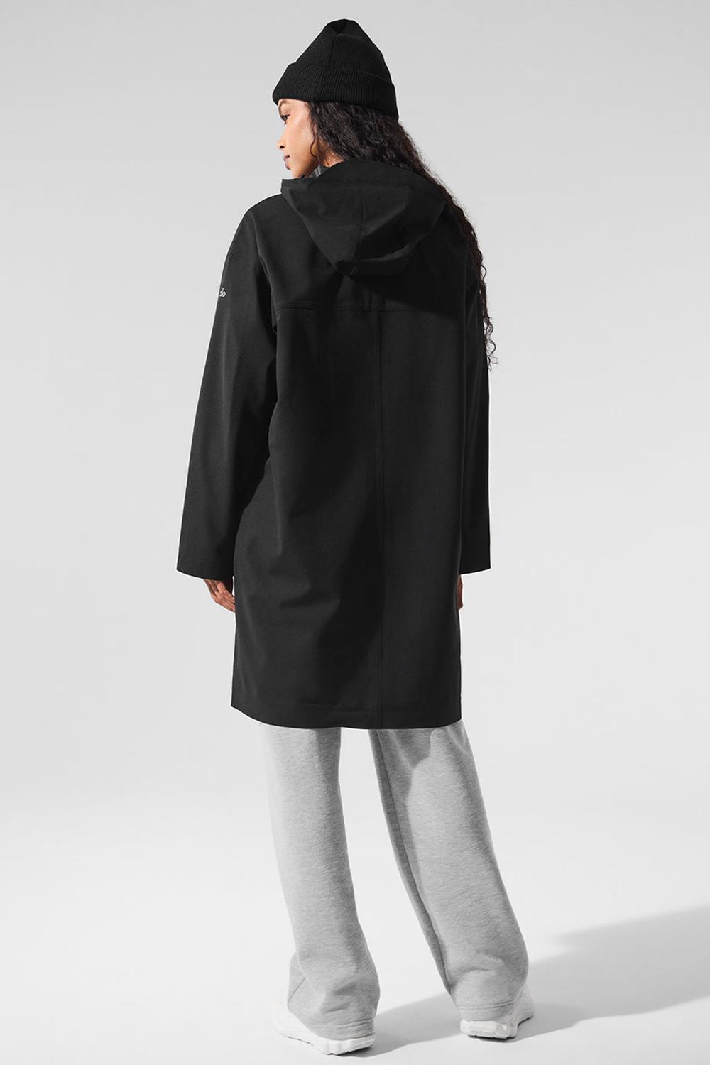 Long Coat Alo Yoga Rain Or Shine Mujer Negras | Colombia  PNWU-34620