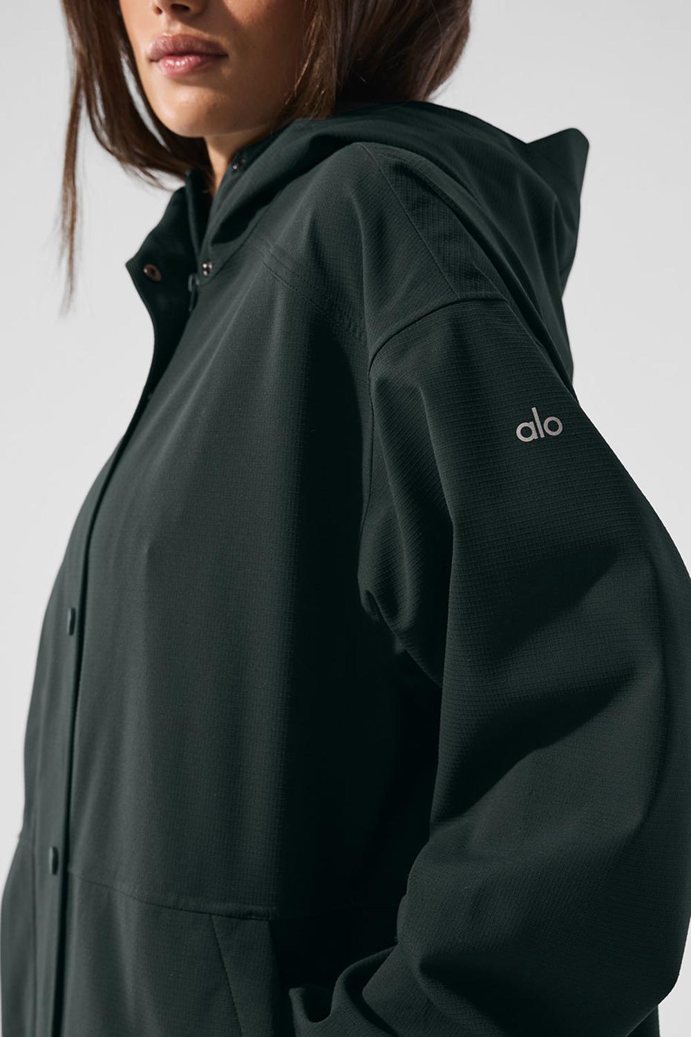 Long Coat Alo Yoga Rain Or Shine Mujer Verde | Colombia  DLPF-75286