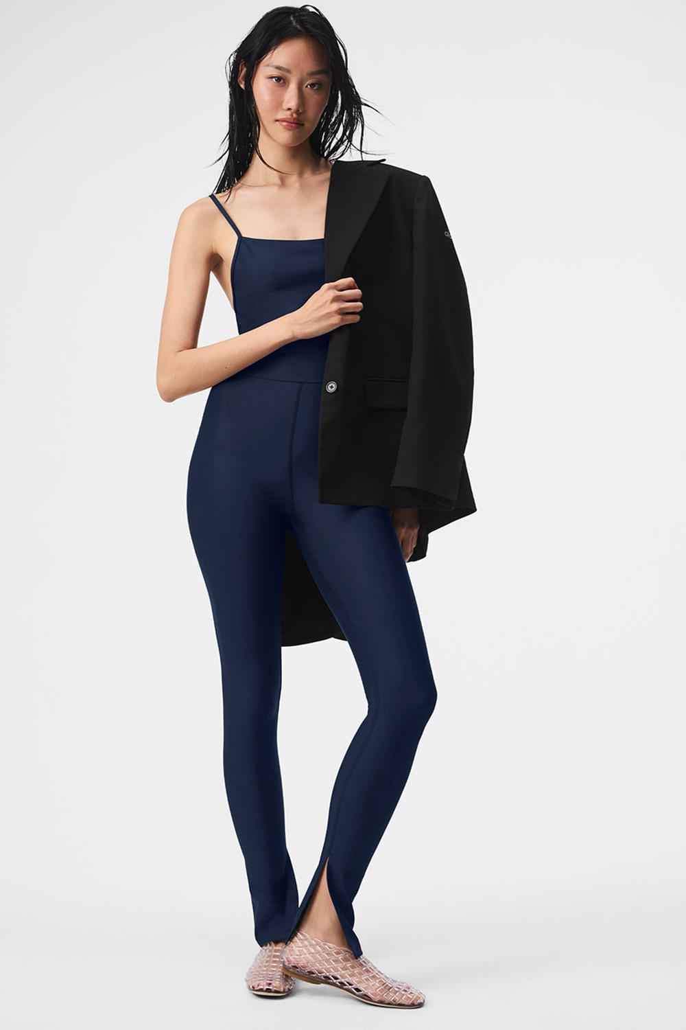Onesies Alo Yoga Airlift Disco Daze Mujer Azul Marino | Colombia  VQRC-03865