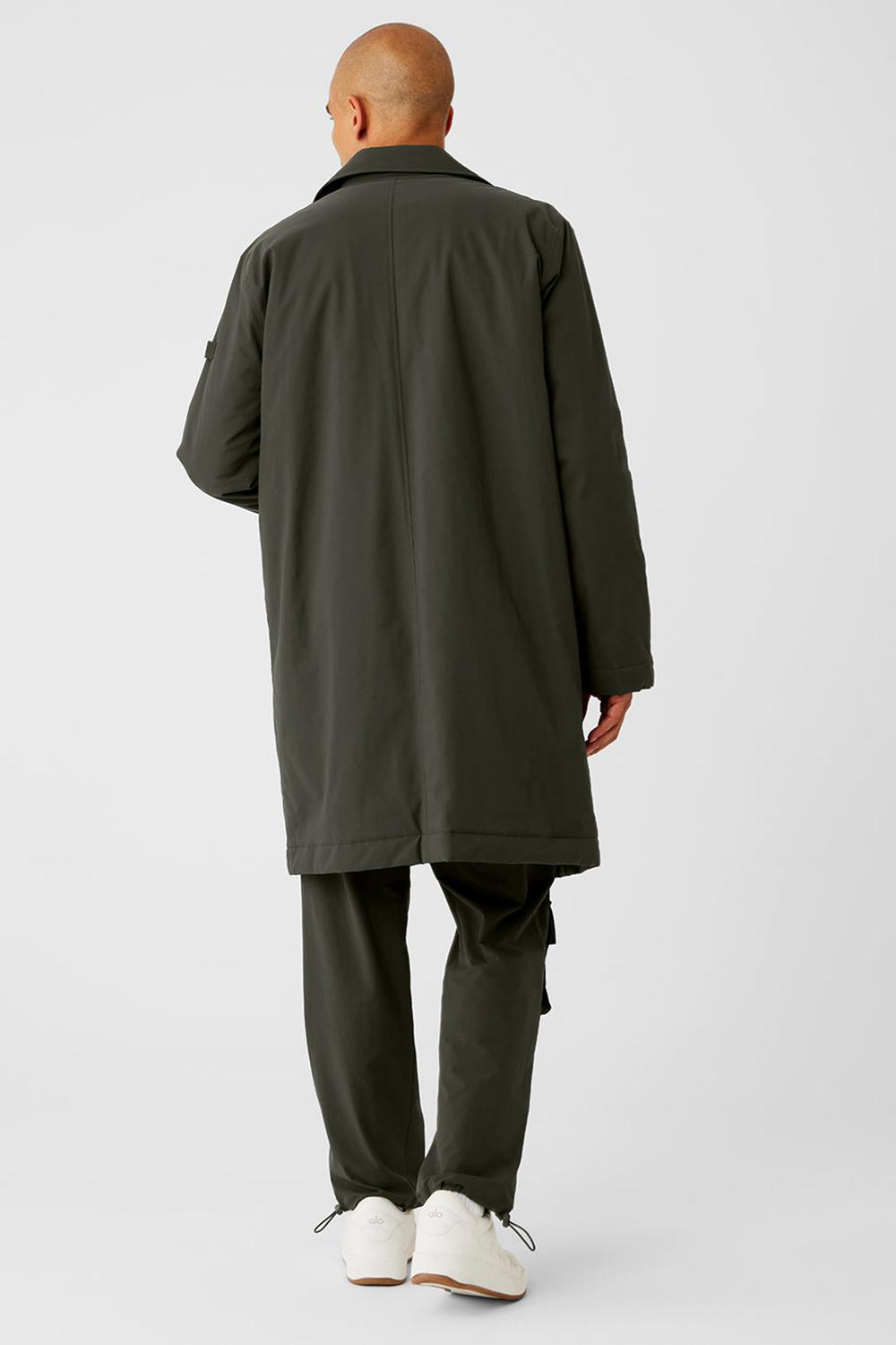Overcoats Alo Yoga Signature Hombre Verde | Colombia  QZRI-07614