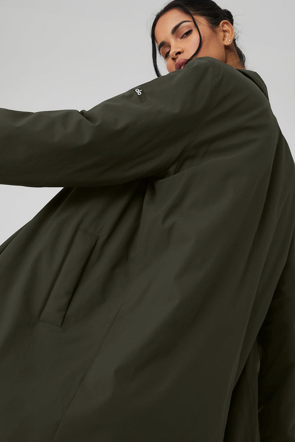 Overcoats Alo Yoga Signature Mujer Verde | Colombia  DRUT-65391