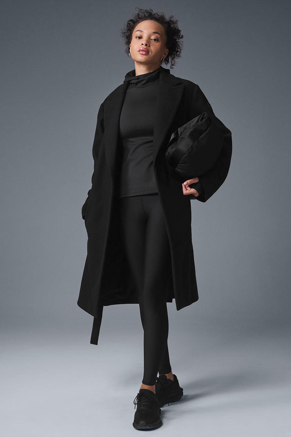 Overcoats Alo Yoga Wool Gameday Mujer Negras | Colombia  DKEM-31487