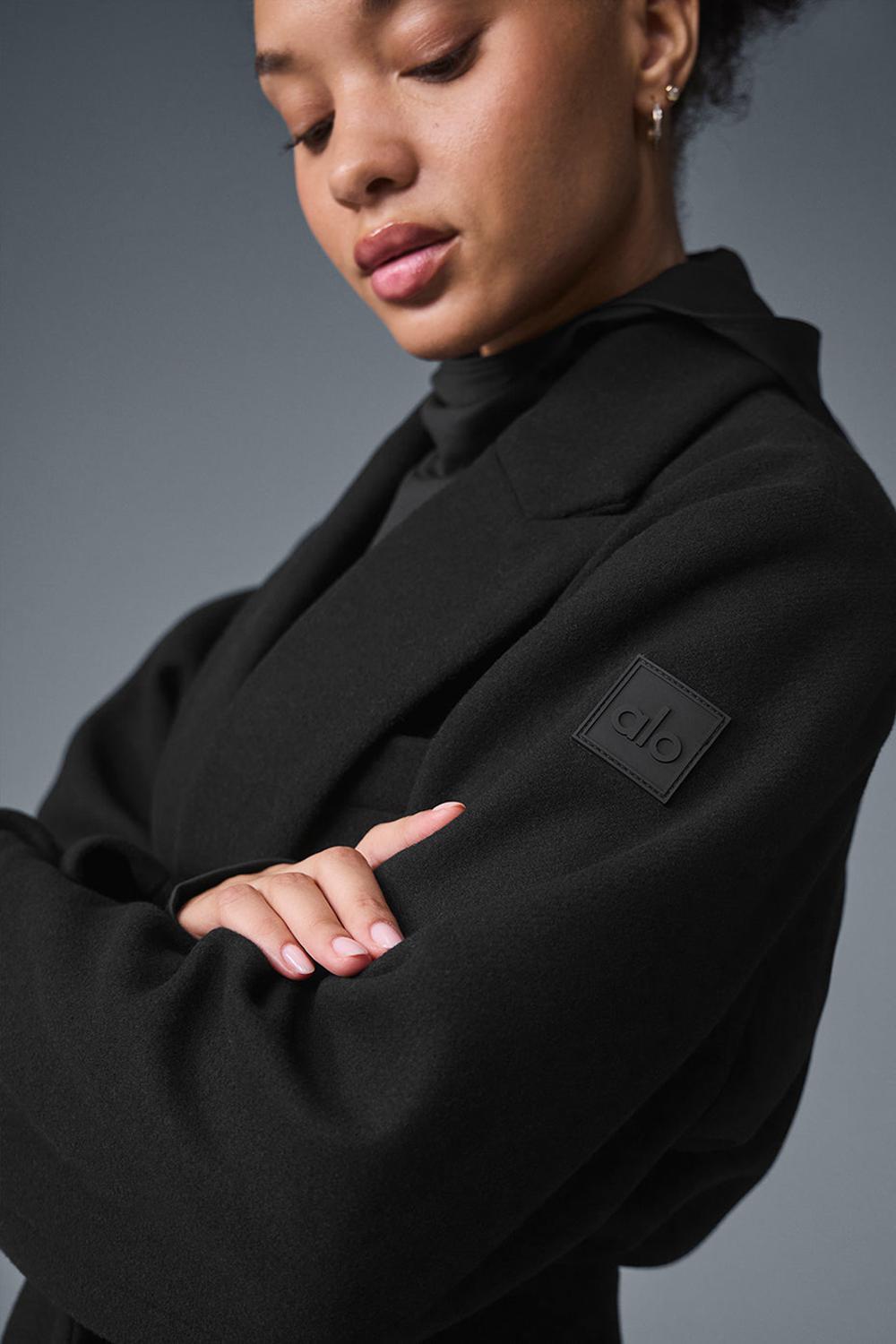 Overcoats Alo Yoga Wool Gameday Mujer Negras | Colombia  DKEM-31487