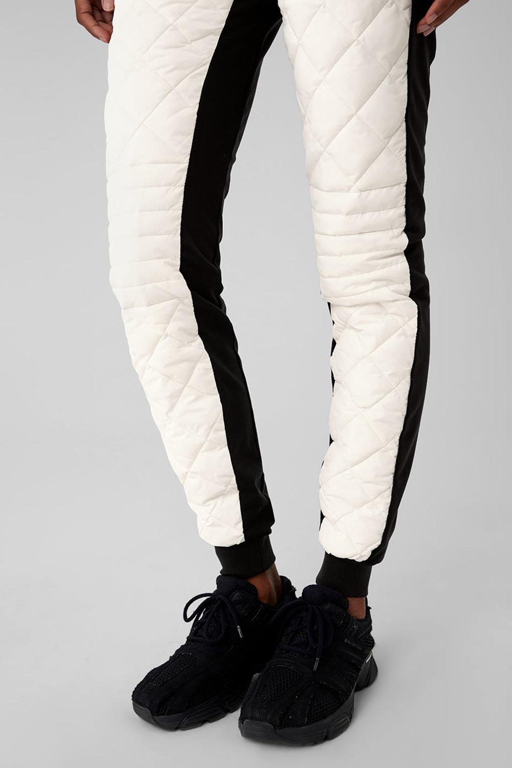 Pantalon Alo Yoga Airbrush Winter Warm High-Waist Moto Mujer Negras | Colombia  YMET-37096