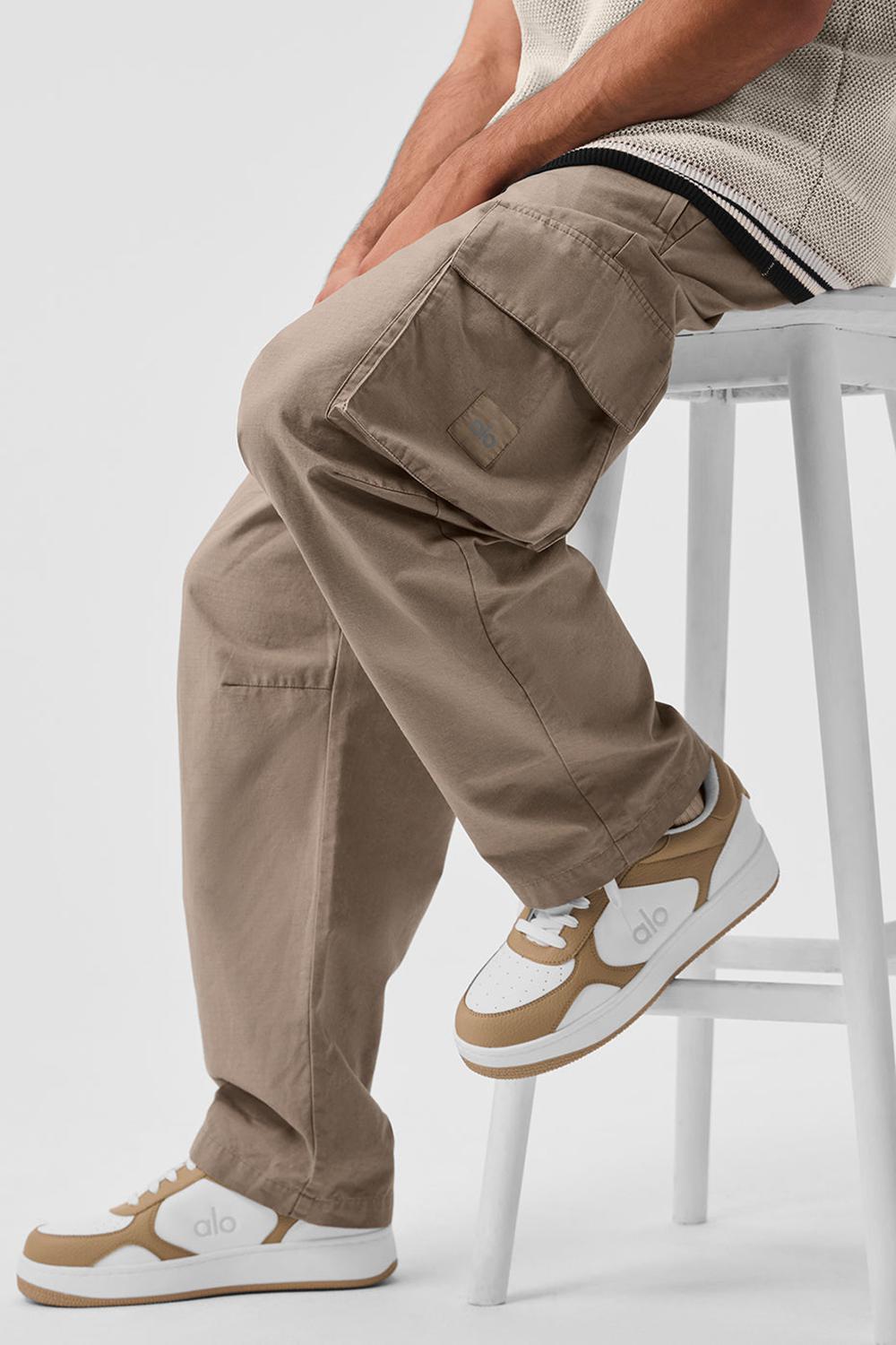 Pantalon Alo Yoga Cargo Ripstop Hombre Gravel | Colombia  BQXP-32047