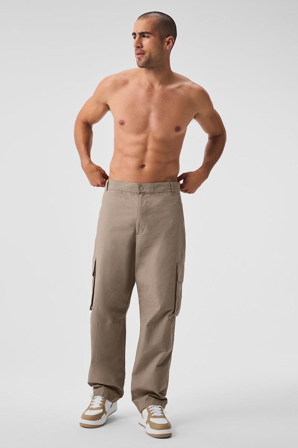 Pantalon Alo Yoga Cargo Ripstop Hombre Gravel | Colombia  BQXP-32047