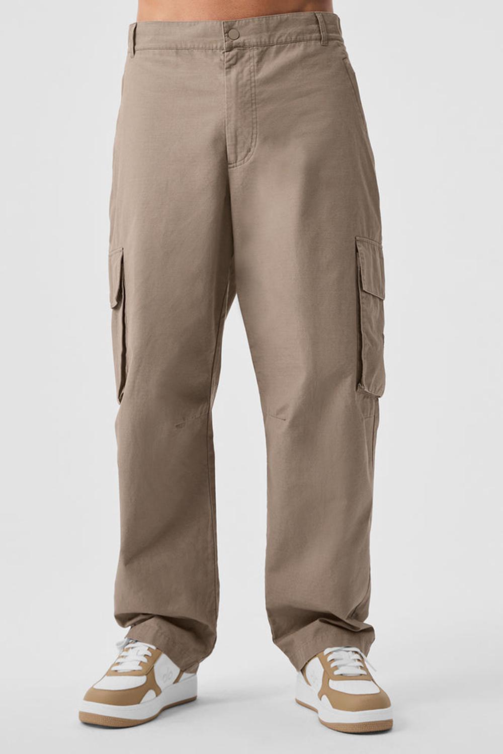 Pantalon Alo Yoga Cargo Ripstop Hombre Gravel | Colombia  BQXP-32047