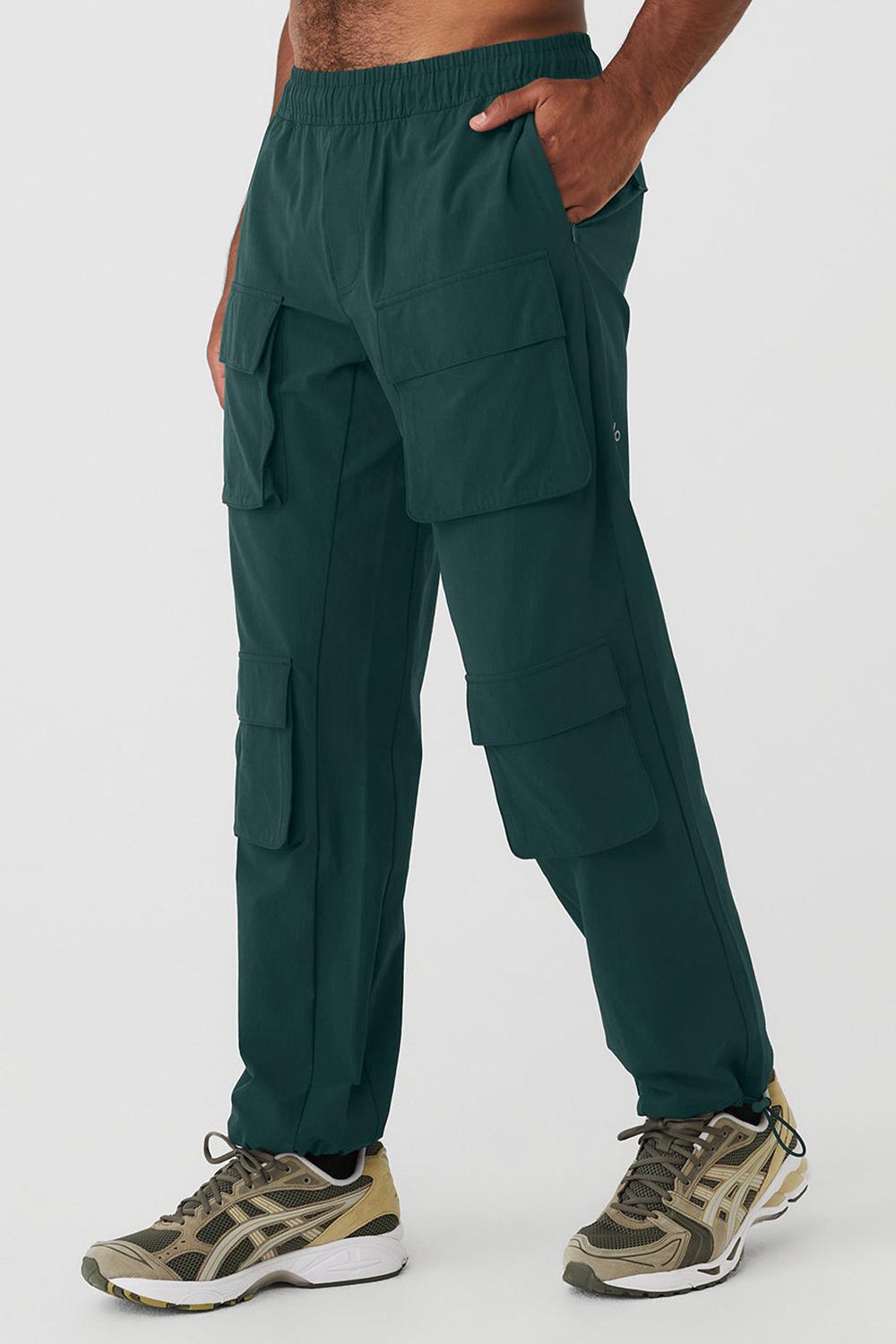 Pantalon Alo Yoga Cargo Venture Hombre Verde | Colombia  RSXB-34198