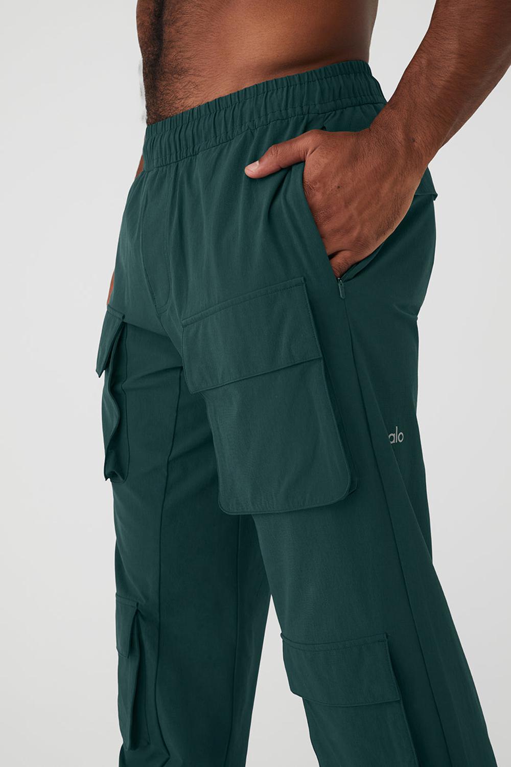 Pantalon Alo Yoga Cargo Venture Hombre Verde | Colombia  RSXB-34198