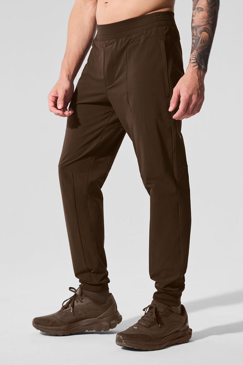 Pantalon Alo Yoga Co-Op Hombre Espresso | Colombia  CKSY-45079