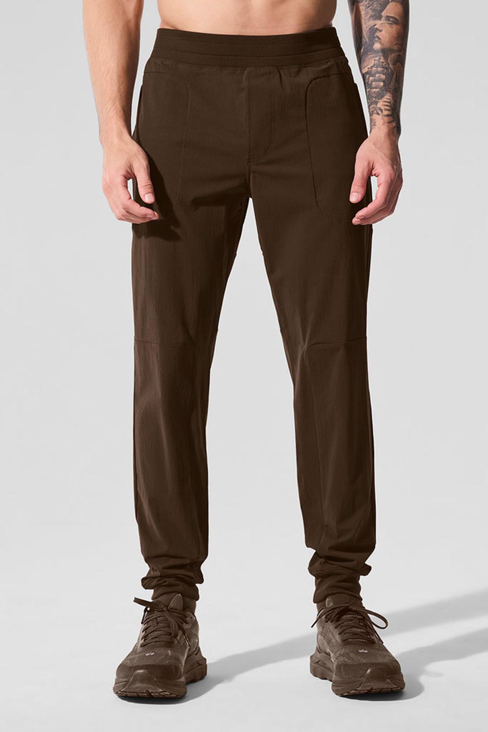 Pantalon Alo Yoga Co-Op Hombre Espresso | Colombia  CKSY-45079