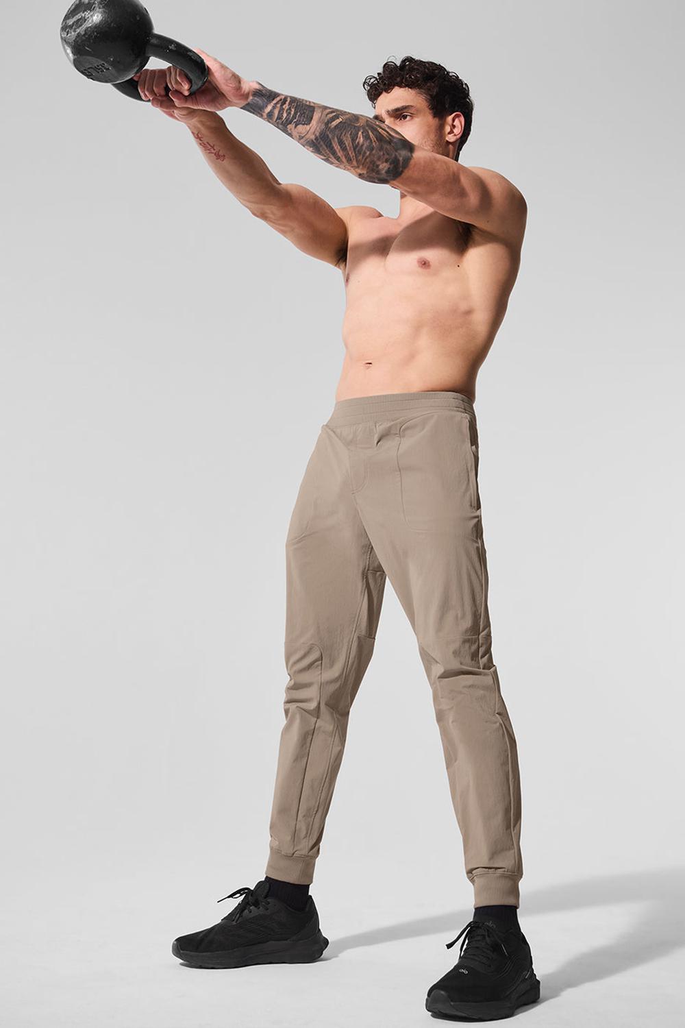Pantalon Alo Yoga Co-Op Hombre Gravel | Colombia  AVZB-62379